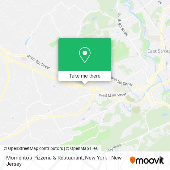 Mapa de Momento's Pizzeria & Restaurant