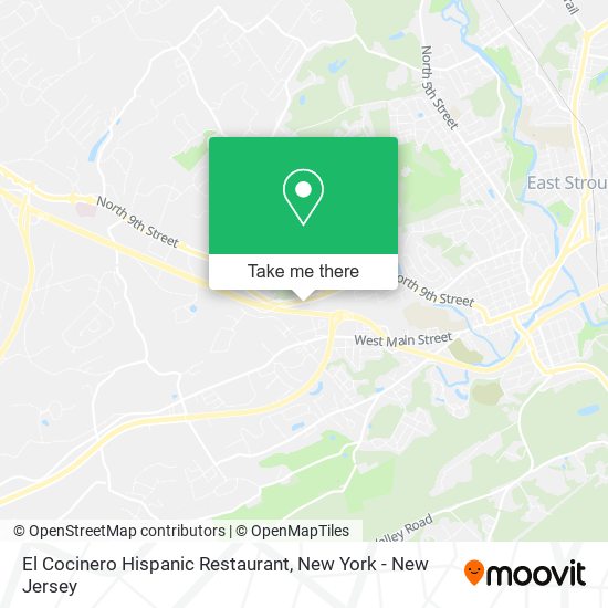 El Cocinero Hispanic Restaurant map
