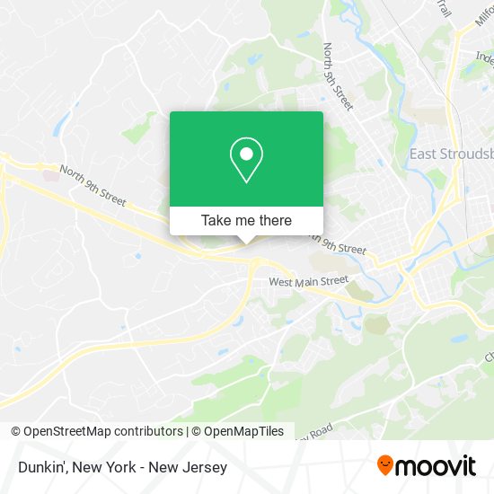 Dunkin' map