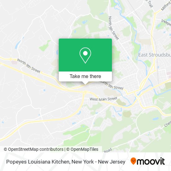 Mapa de Popeyes Louisiana Kitchen