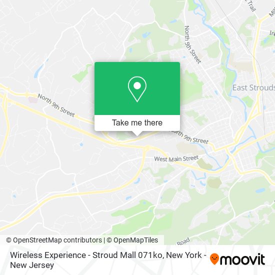 Wireless Experience - Stroud Mall 071ko map
