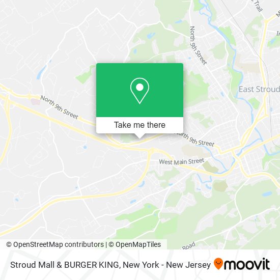 Mapa de Stroud Mall & BURGER KING