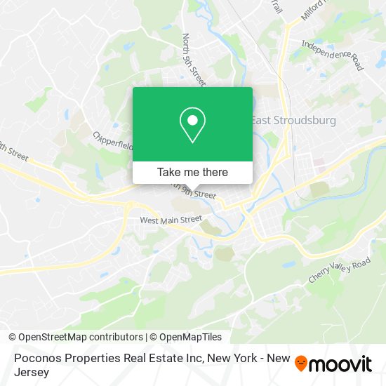Poconos Properties Real Estate Inc map