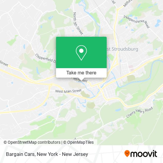 Mapa de Bargain Cars