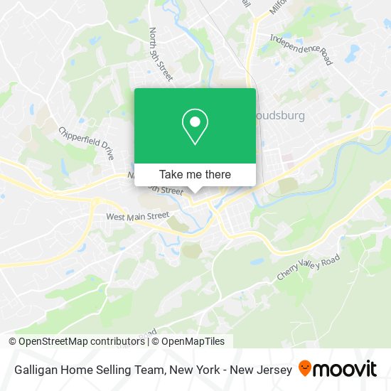Galligan Home Selling Team map