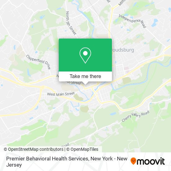 Premier Behavioral Health Services map