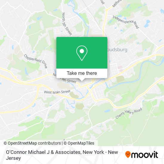 O'Connor Michael J & Associates map
