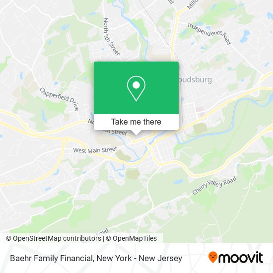 Mapa de Baehr Family Financial