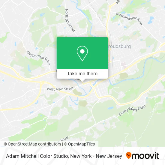 Adam Mitchell Color Studio map