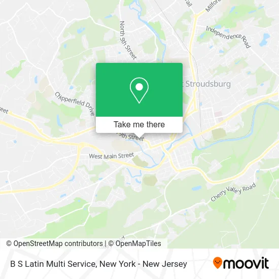 B S Latin Multi Service map