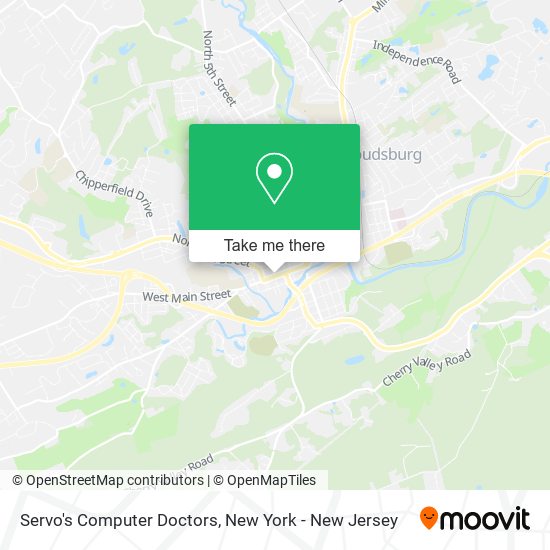 Mapa de Servo's Computer Doctors