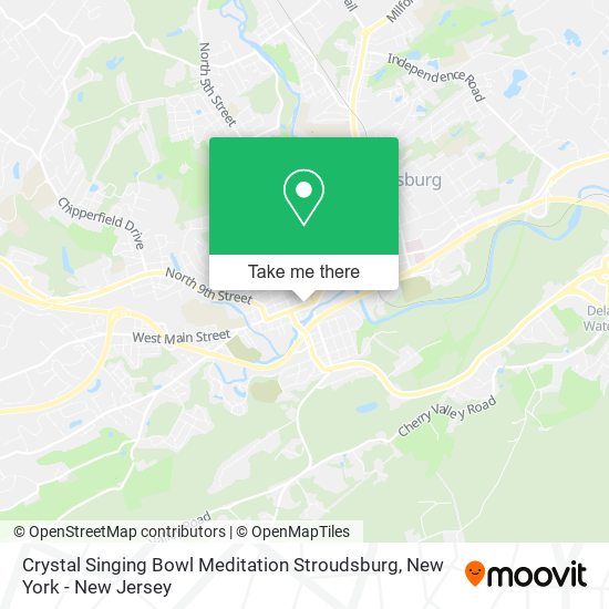 Crystal Singing Bowl Meditation Stroudsburg map