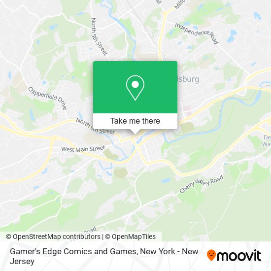 Gamer's Edge Comics and Games map