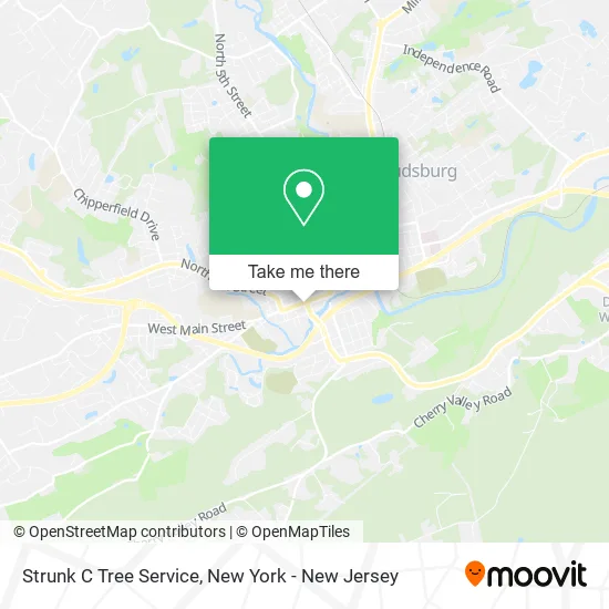 Strunk C Tree Service map