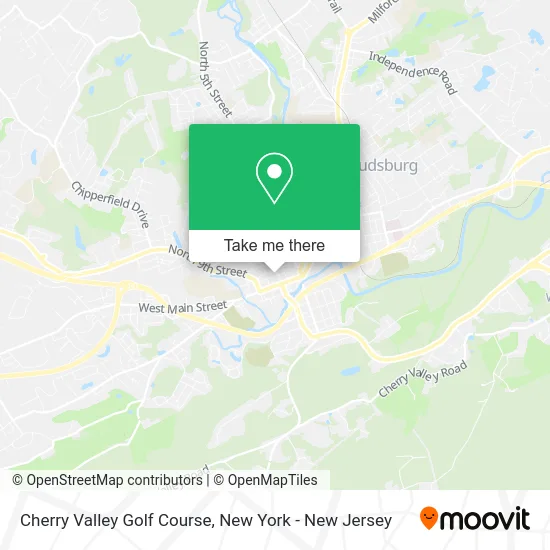 Cherry Valley Golf Course map