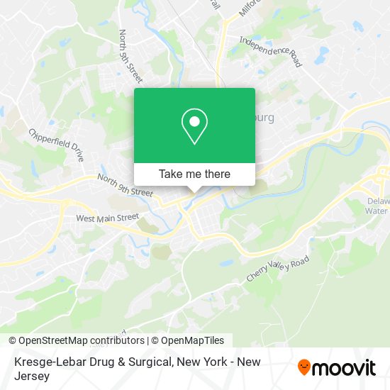 Kresge-Lebar Drug & Surgical map