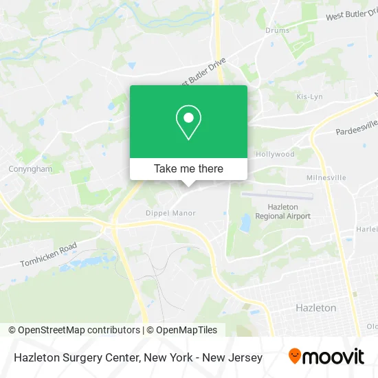 Hazleton Surgery Center map