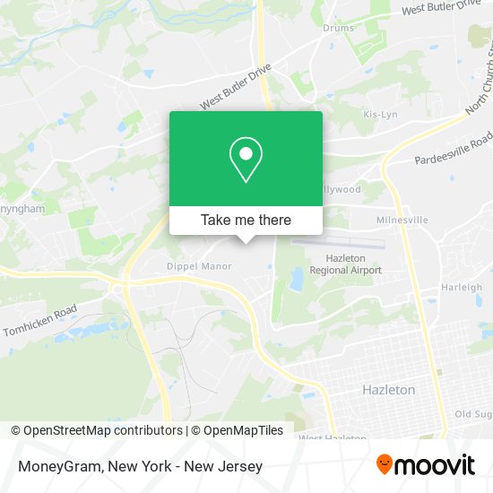 MoneyGram map