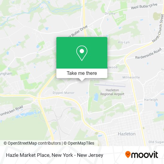 Mapa de Hazle Market Place