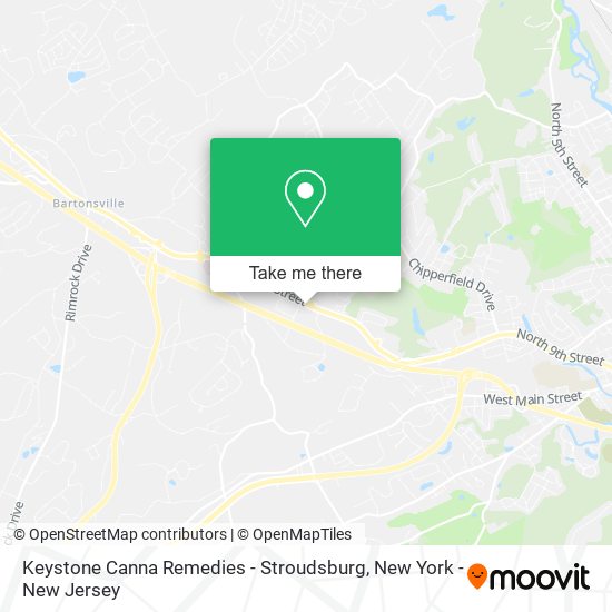 Keystone Canna Remedies - Stroudsburg map