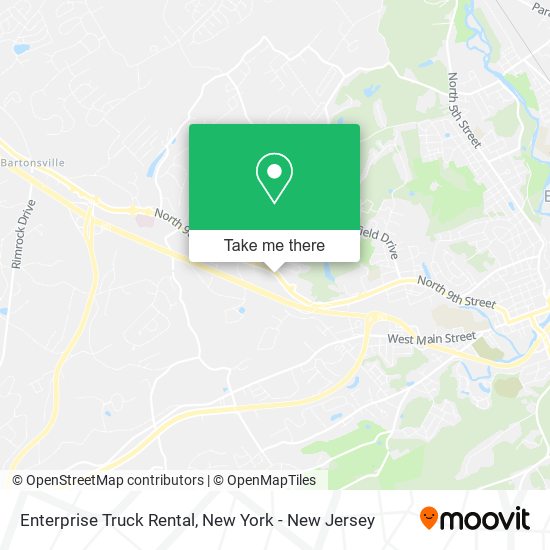 Mapa de Enterprise Truck Rental