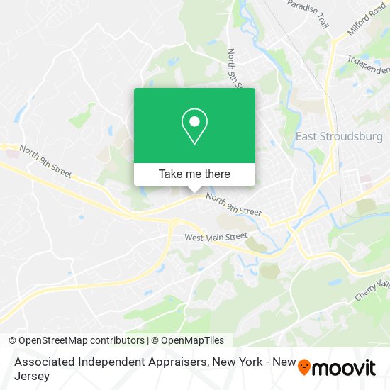 Associated Independent Appraisers map