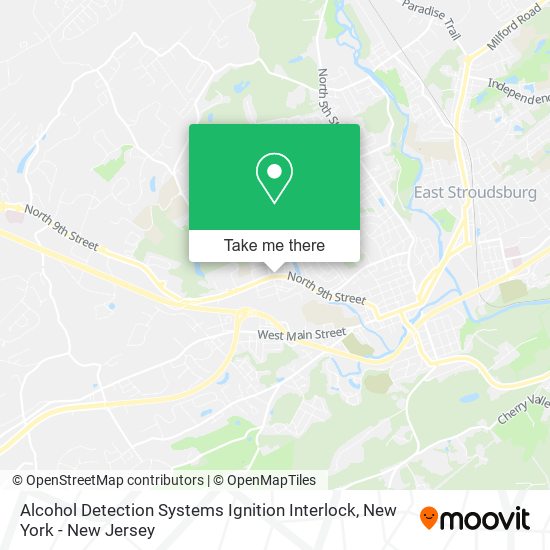 Mapa de Alcohol Detection Systems Ignition Interlock