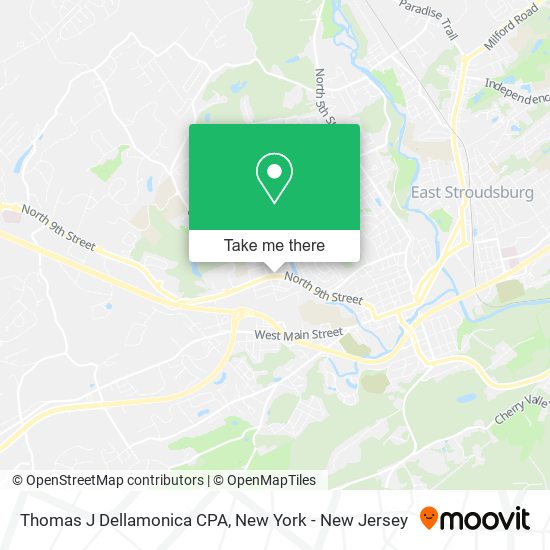 Thomas J Dellamonica CPA map