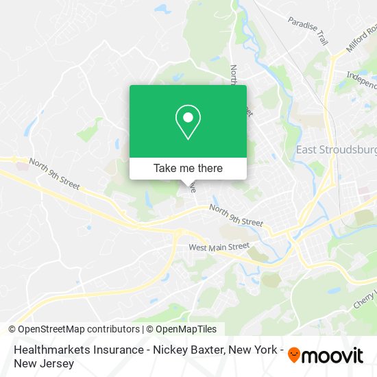 Healthmarkets Insurance - Nickey Baxter map