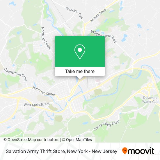 Salvation Army Thrift Store map
