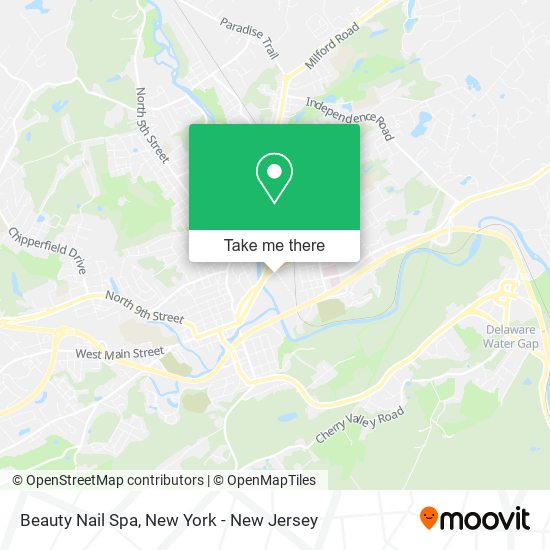 Mapa de Beauty Nail Spa