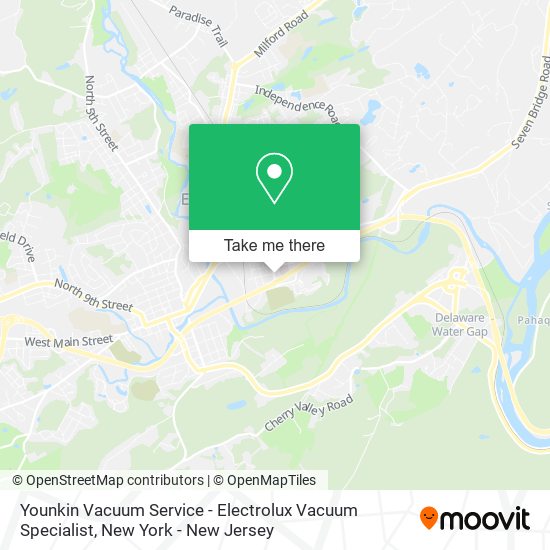 Mapa de Younkin Vacuum Service - Electrolux Vacuum Specialist