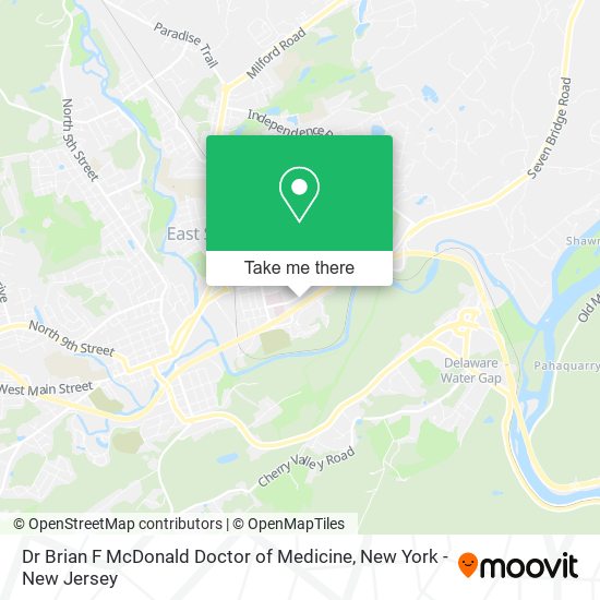 Mapa de Dr Brian F McDonald Doctor of Medicine