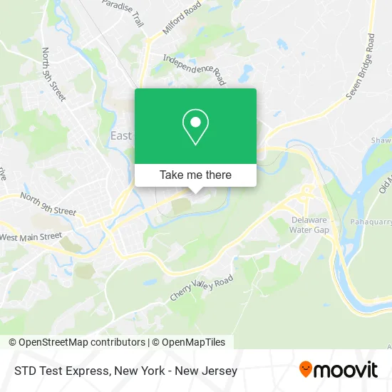 STD Test Express map