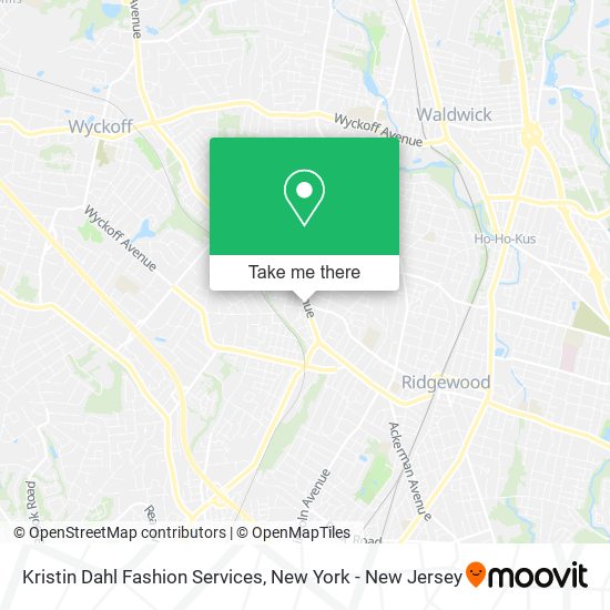 Kristin Dahl Fashion Services map