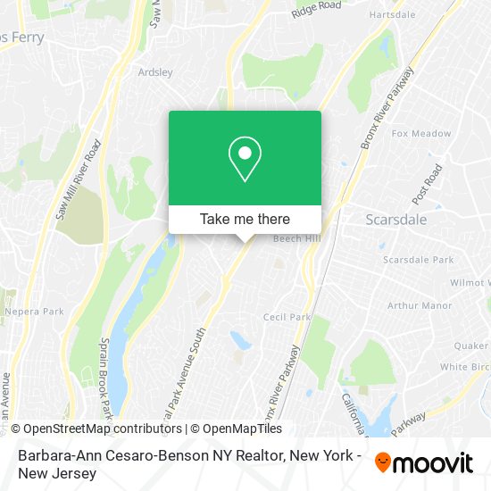 Mapa de Barbara-Ann Cesaro-Benson NY Realtor