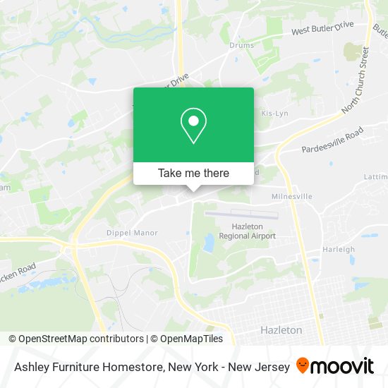 Mapa de Ashley Furniture Homestore