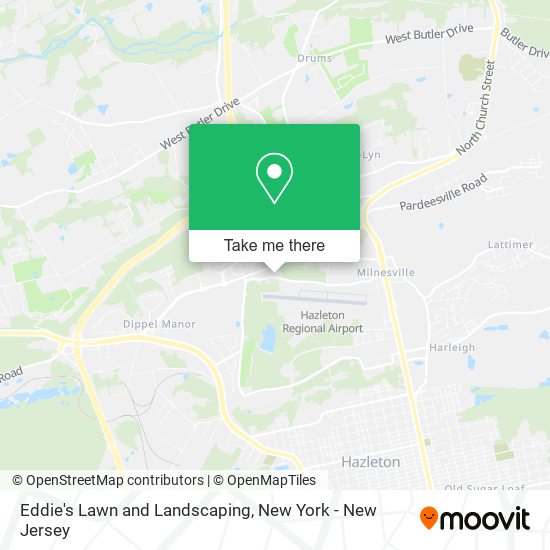 Eddie's Lawn and Landscaping map