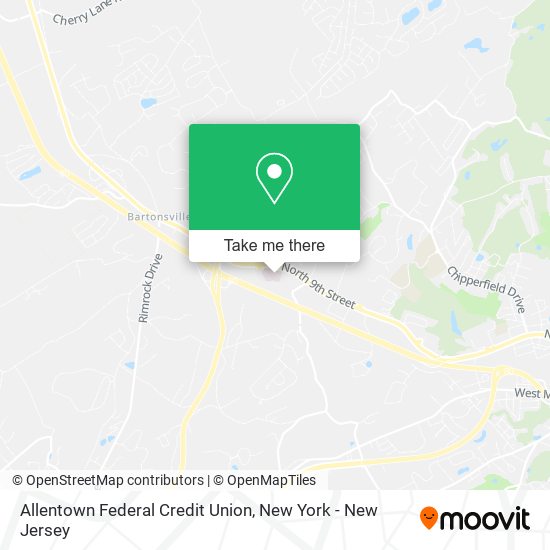 Allentown Federal Credit Union map