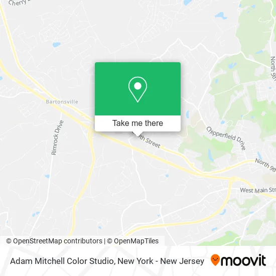 Adam Mitchell Color Studio map
