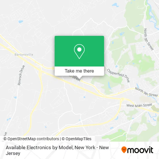Available Electronics by Model map