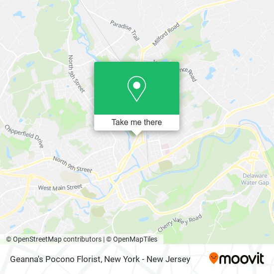 Mapa de Geanna's Pocono Florist