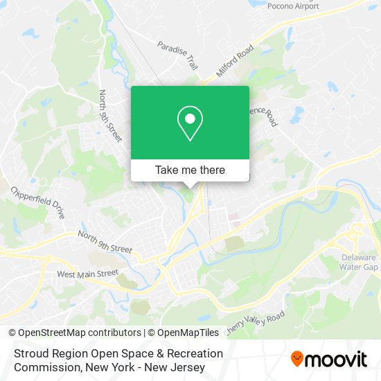 Stroud Region Open Space & Recreation Commission map