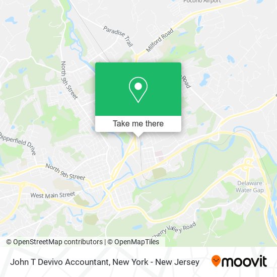 Mapa de John T Devivo Accountant