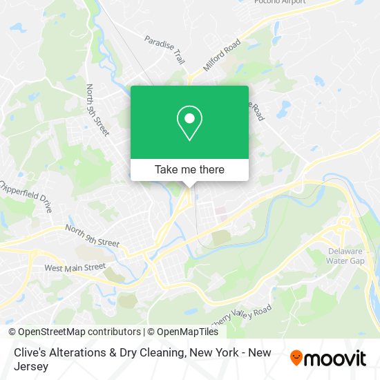 Clive's Alterations & Dry Cleaning map