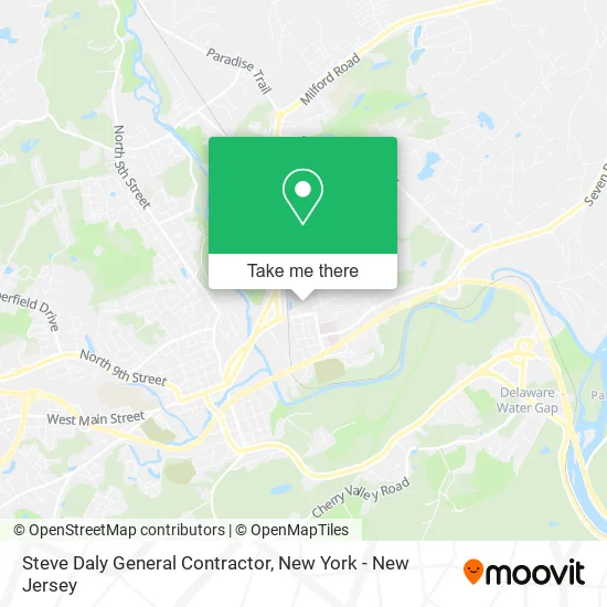 Steve Daly General Contractor map