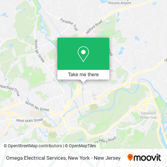 Omega Electrical Services map