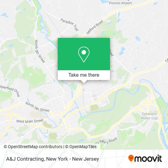 Mapa de A&J Contracting