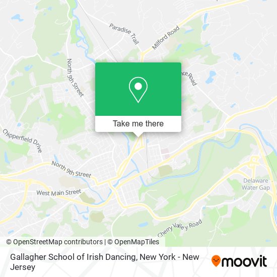 Gallagher School of Irish Dancing map