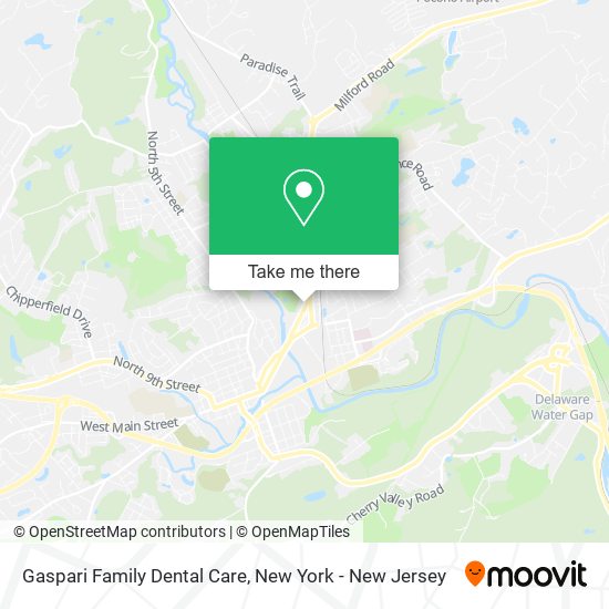 Gaspari Family Dental Care map